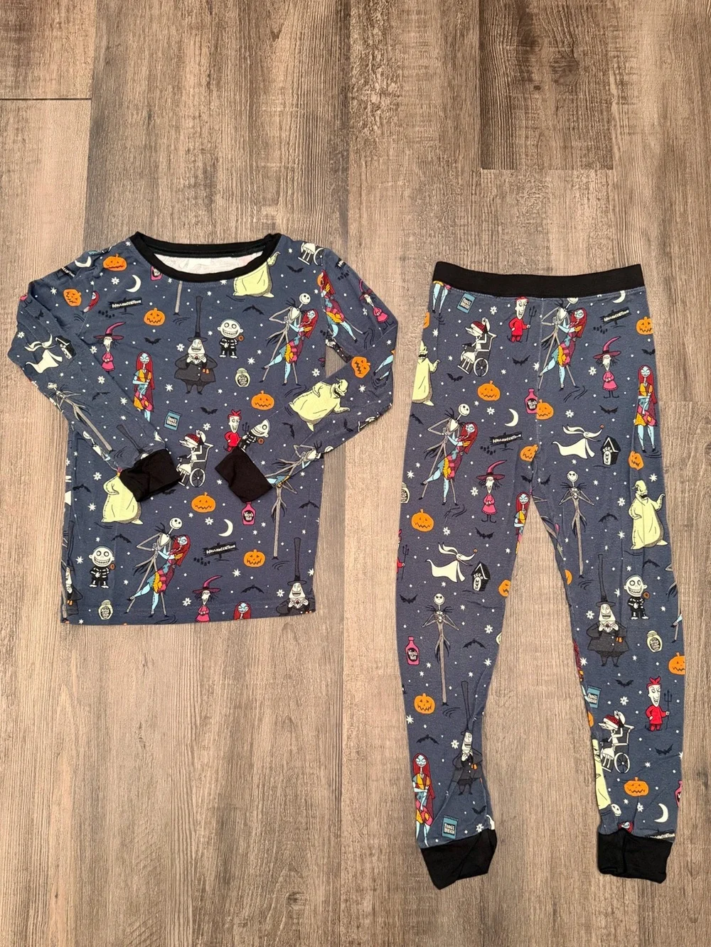 Little Sleepies Blue Halloween Character Pajama Set